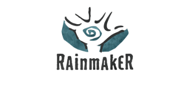 Rainmaker logo, Six Factor client, we craft successful value based solutions